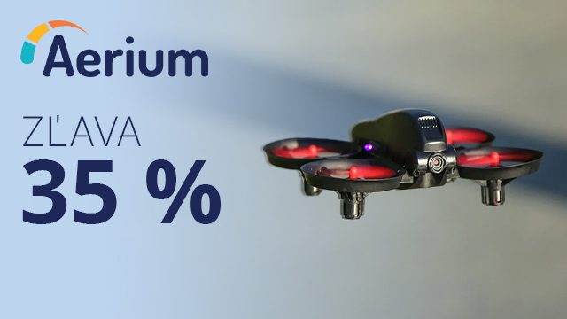 Sleva 40% na dron AERIUM KFPLAN Fun F1 - 3 baterie