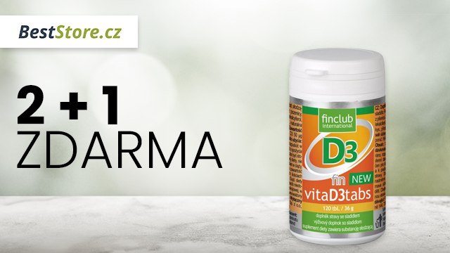 2+1 zdarma na vitamín D3
