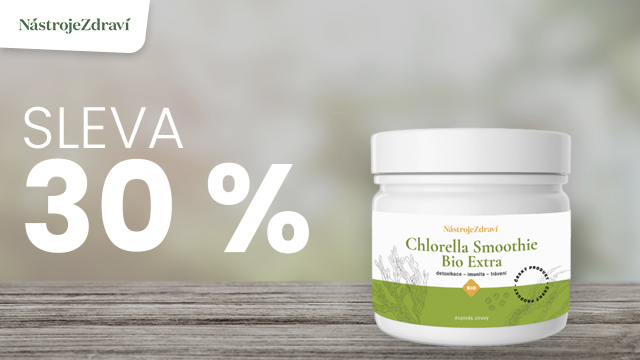 Sleva 30 % na Chlorella Smoothie Bio Extra