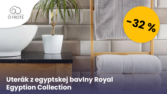 Zľava 32 % na uterák z egyptskej bavlny Royal Egyption Collection