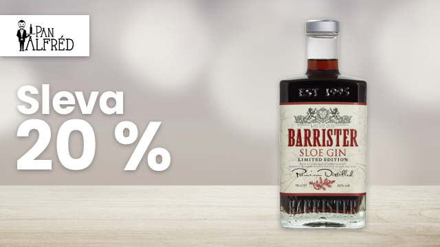 Sleva 20 % Barrister Sloe Gin 26%