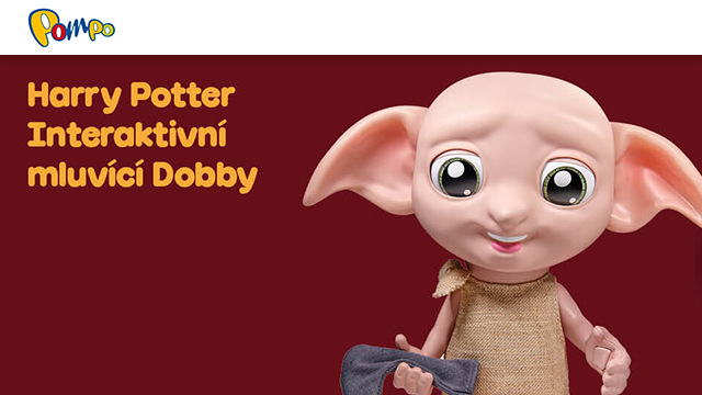 Harry Potter interaktivní mluvící Dobby
