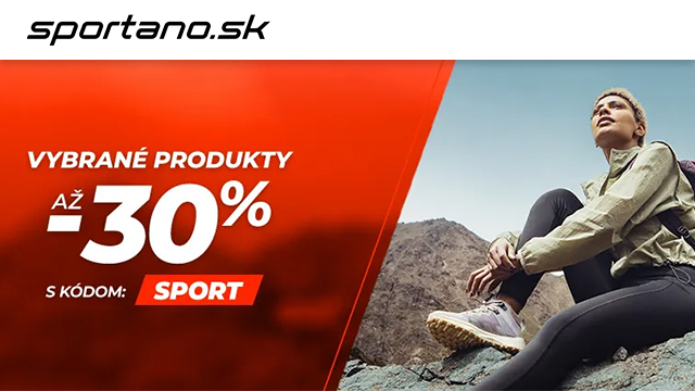Športové nákupy -30 %